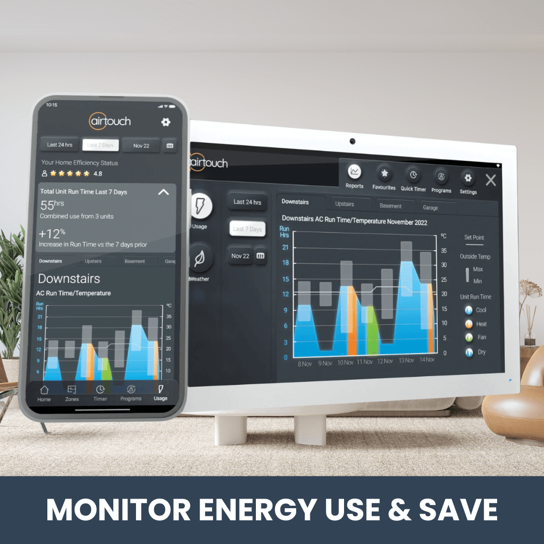 Save with Airtouch5 smart zoning system launceston homes